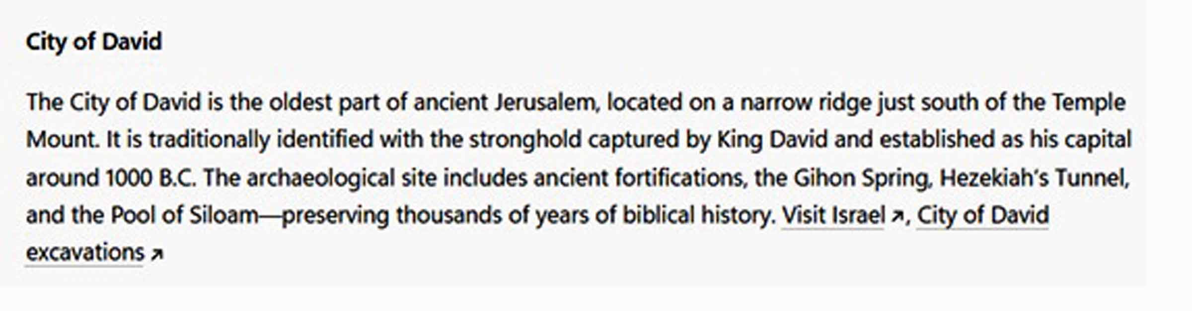 City of David 1